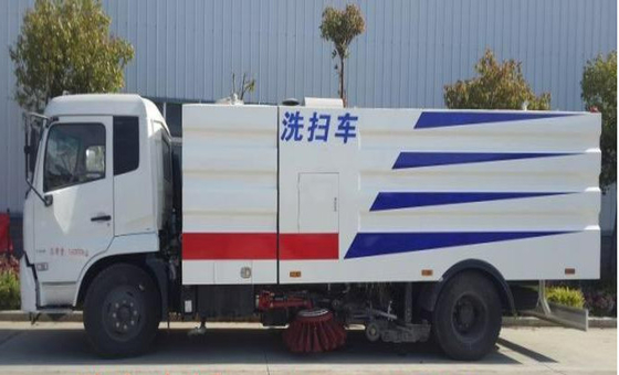 Os chassis de DONGFENG secam a emissão do caminhão EUR V da vassoura de estrada do saneamento