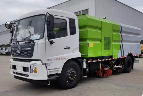 tipo diesel do caminhão da vassoura de estrada de 169kw 230hp 12CBM para o lugar da mina