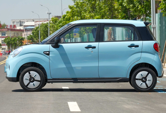 Mão esquerda de LINGBOX que conduz o driving range das portas 140km de Mini Suv Electric 5