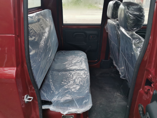 Camionete de baixa velocidade 4KW de Kaiyun Ev com a cabine dobro dos assentos da fileira 4