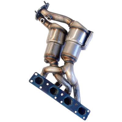 O distribuidor de exaustão CAT Exhaust Pipe Auto Engine dupla parte o conversor catalítico para BMW 3 séries E90 320I
